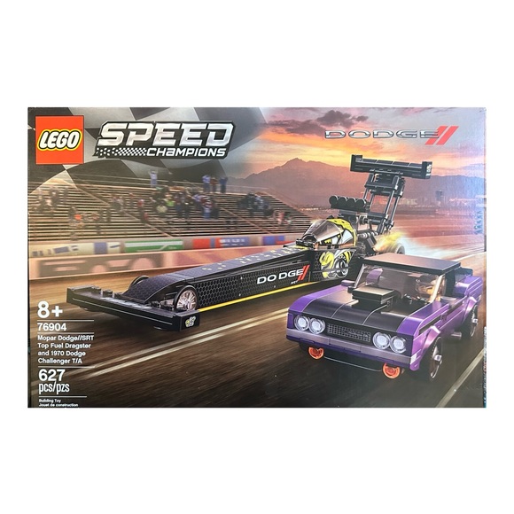 LEGOSpeedChampions Mopar Dodge//SRT Top Fuel Dragster. 1970 Dodge Challenger T/A - Picture 7 of 8